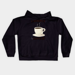 I simple love it (caffe style)t-shirt Kids Hoodie